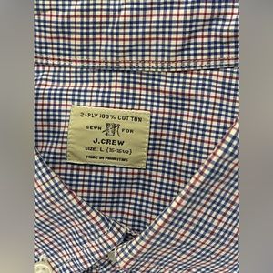 J Crew 2-ply Cotton Oxford shirt size: L (16-16.5 collar)